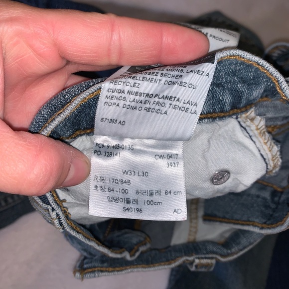 3 pairs of men’s Levi jeans - Picture 3 of 4